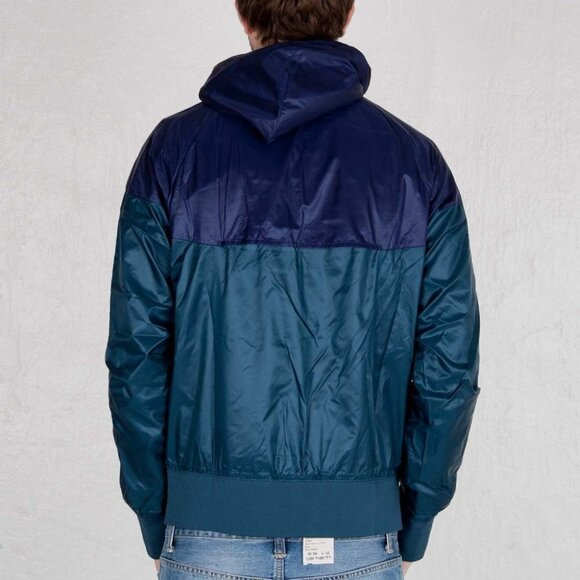 Nike Men's teal The Windrunner lightweight jacket in Squadron Blue / Sail size L - Picture 3 of 16